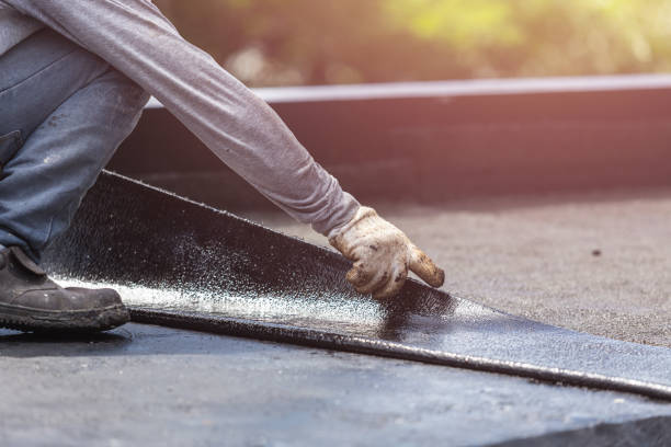 Professional Basement Waterproofing technician working in Mountain, WI